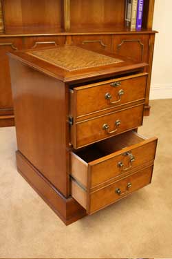 Traditional Range DC005  Two Drawer Filing Cabinet. Cherrywood finish  