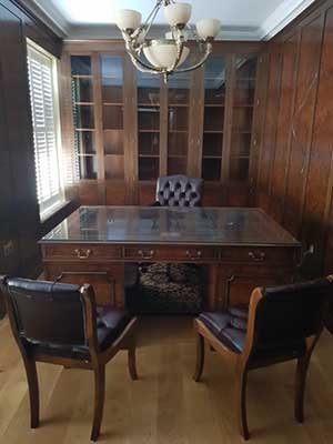 A Burr Elm Study Room